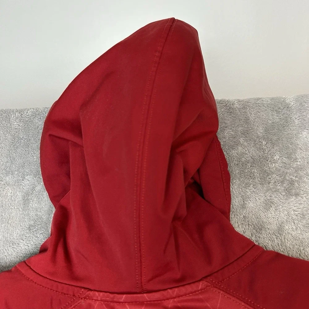 THE NORTH FACE Red Zipper Sweatshirt/Hooded Jacket Coat Men's Size Medium M